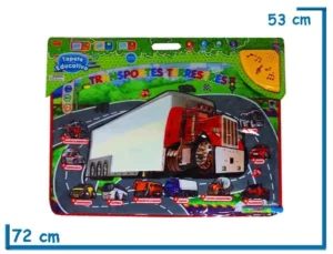 ZHORYA ALFOMBRA MUSICAL TRANSPORTES TERRESTRES 40X70CM