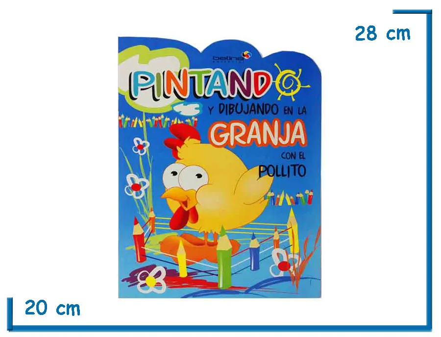 L.CON EL POLLITO COL.PINTANDO Y DIBUJANDO EN LA GRANJA
