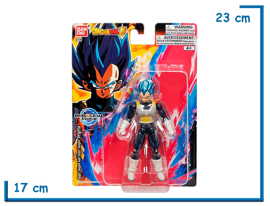 BANDAI SUPER SAIYAN GOD SS VEGETA DBS DRAGON BALL EVOLVE 13CM