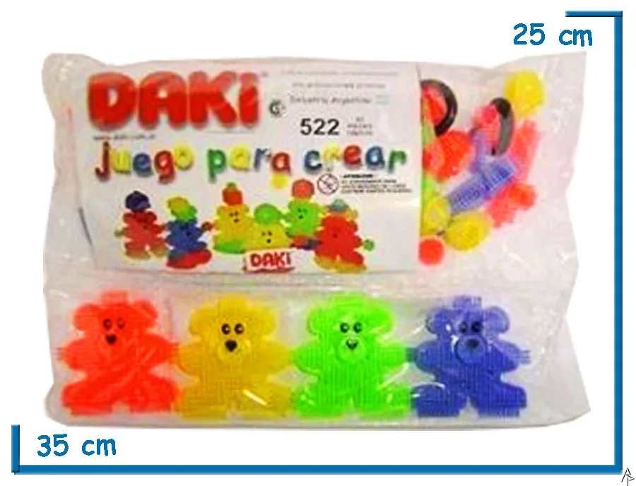 DAKI POR 62 PIEZAS EN BOLSA