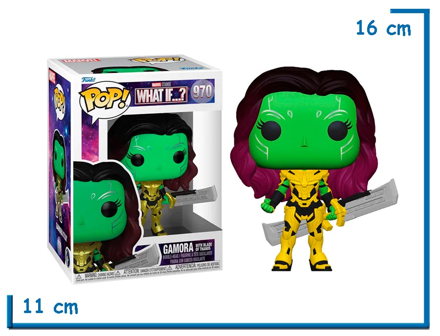 FUNKO POP GAMORA WITH BLADE OF THANOS WHAT IF MARVEL
