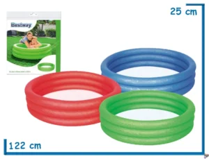 BESTWAY PILETA 3 AROS MEDIANA 122 X 25CM