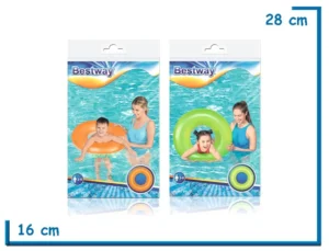 BESTWAY SALVAVIDAS NEON MEDIANO SURTIDO 76CM