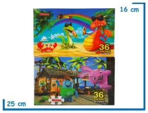 PUZZLE POR 36 PIEZAS SURTIDO