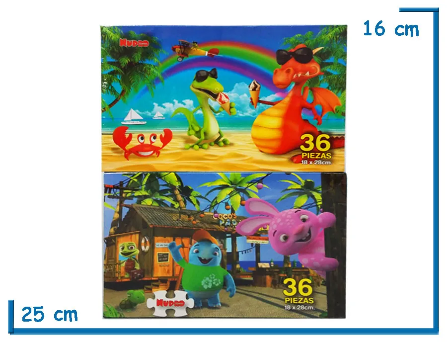 PUZZLE POR 36 PIEZAS SURTIDO