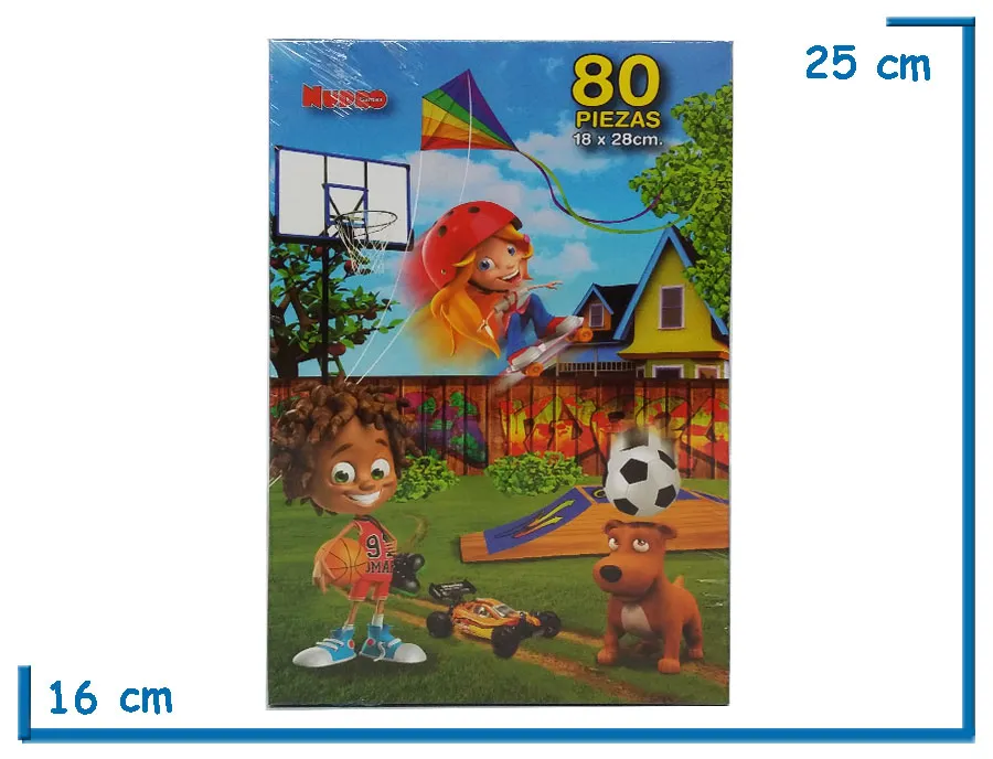 PUZZLE POR 80 PIEZAS SURTIDO