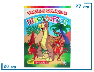 LIBRO VAMOS A COLOREAR DINOSAURIOS