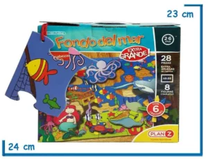 PUZZLE GIGANTE FONDO DEL MAR EN CAJA
