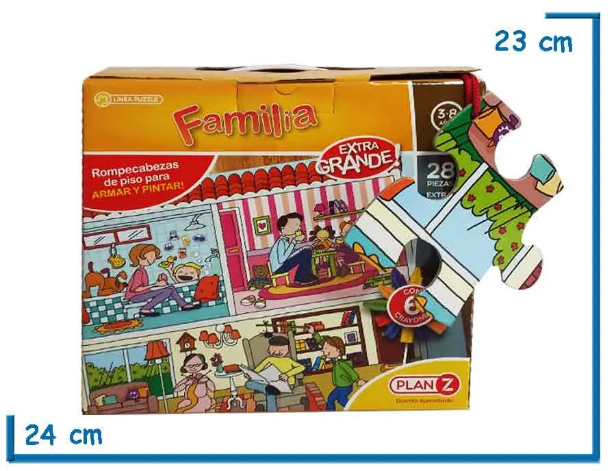 PUZZLE GIGANTE FAMILIA EN CAJA