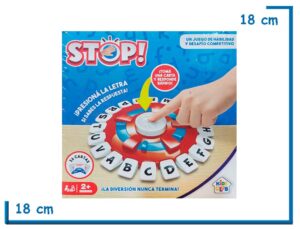 STOP PIENSA RAPIDO Y CONTESTA PORTATIL JUEGO DE MESA