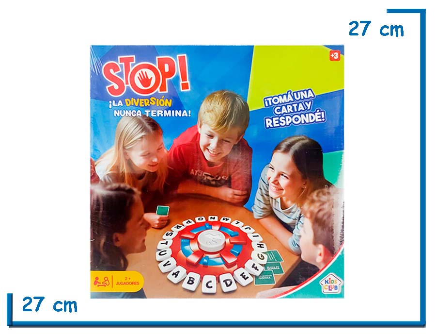KIDS CLUB STOP PIENSA RAPIDO Y CONTESTA JUEGO DE MESA