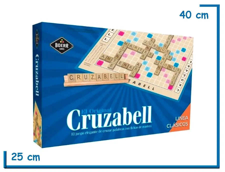 CRUZABELL EL ORIGINAL CON FICHAS DE MADERA