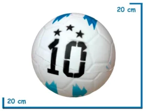 PELOTA DE FUTBOL DEL DIEZ 10 GOMA PESADA N°5