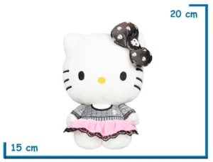 JAZWARES HELLO KITTY GOTH PELUCHE 20CM HELLO KITTY & FRIENDS