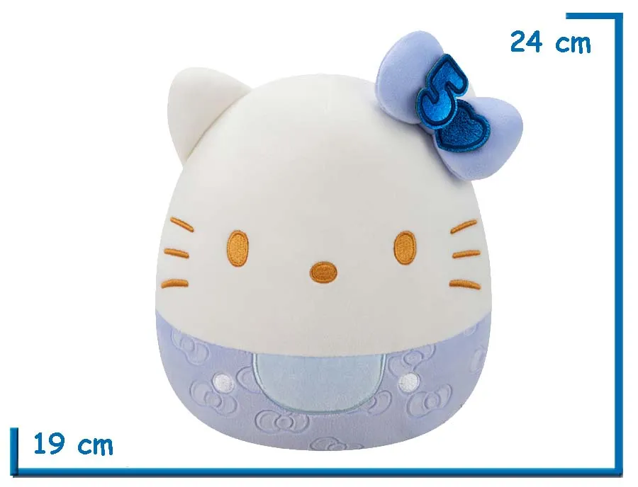 SQUISHMALLOWS HELLO KITTY CELESTE 25CM
