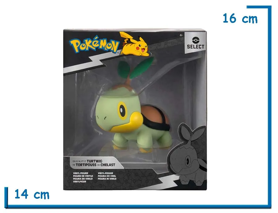 JAZWARES TURTWIG VINYL FIGURE POKEMON SELECT