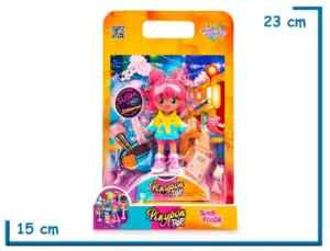 FAMOSA PINYPON TOP SUSHI FOODIE FIGURA CON ACCESORIOS