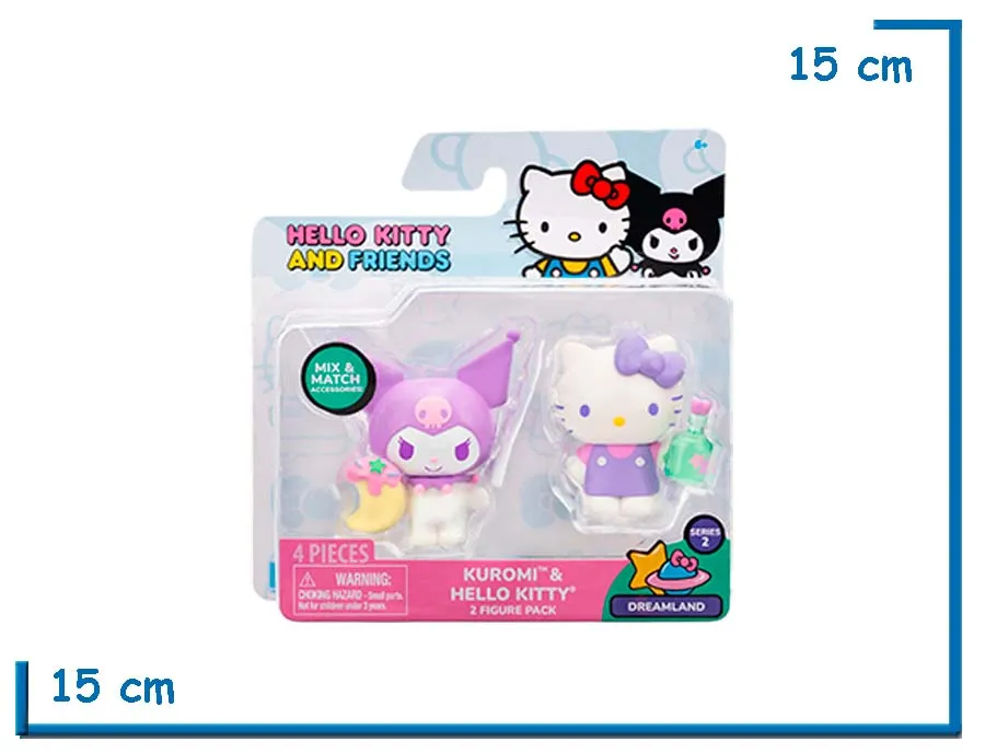 JAZWARES KUROMI (LUNA) & HELLO KITTY HELLO KITTY & FRIENDS