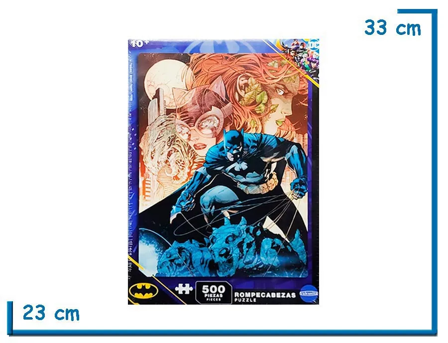 2X1 VULCANITA DC COMICS PUZZLE 500 PZS BATMAN SOBRE GARGOLA