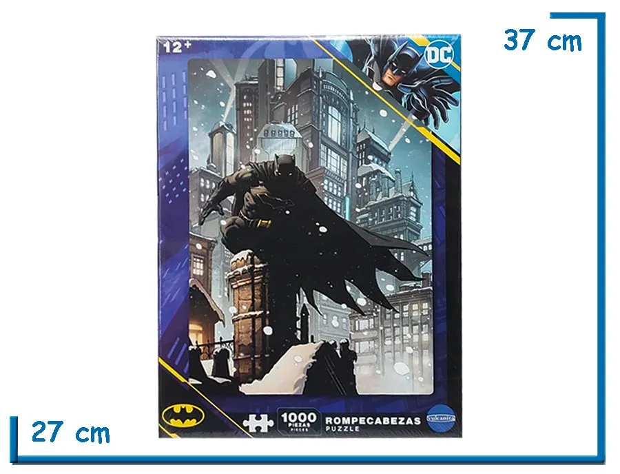 2X1 VULCANITA DC COMICS PUZZLE 1000 PZS BATMAN SOBRE CHIMENEA