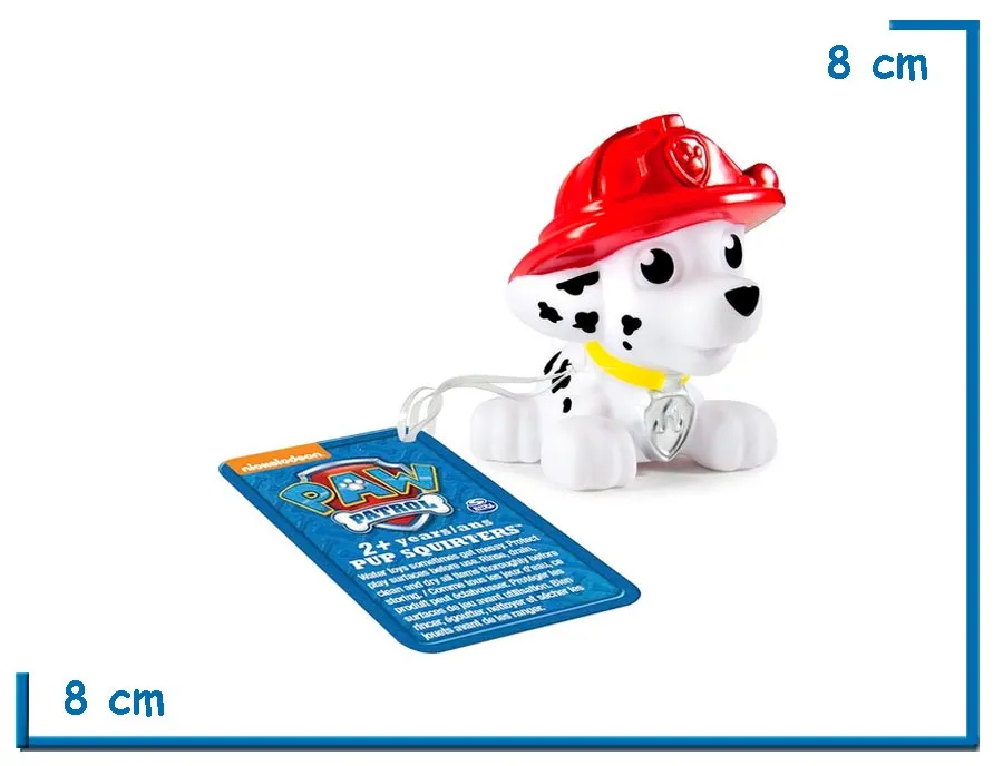 PAW PATROL MARSHALL FIGURA LANZA AGUA