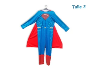 DISFRAZ TALLE 2 SUPERMAN JUSTICE LEAGUE CLASICO