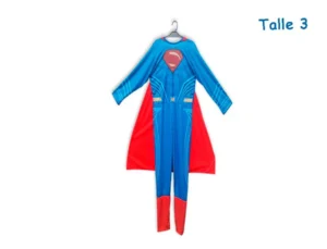 DISFRAZ T.3 SUPERMAN JUSTICE LEAGUE CLASICO