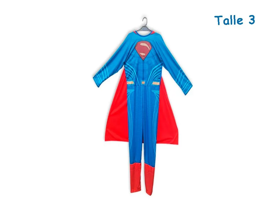 DISFRAZ T.3 SUPERMAN JUSTICE LEAGUE CLASICO