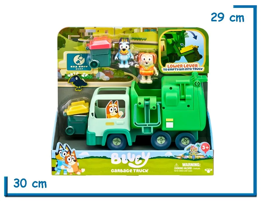 MOOSE BLUEY GARBAGE TRUCK PLAYSET