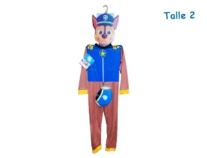 DISFRAZ TALLE 2 CHASE PAW PATROL