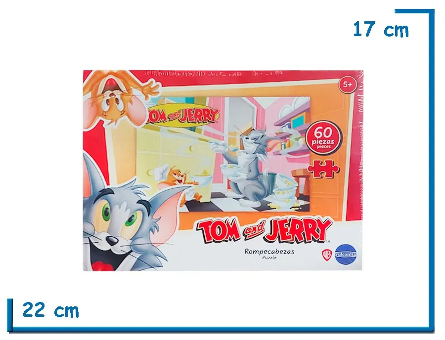 2X1 VULCANITA TOM AND JERRY COCINANDO PUZZLE 60 PZS