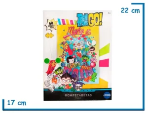 2X1 VULCANITA TEEN TITANS GO! MAKE IT RAIN PUZZLE 60 PZS
