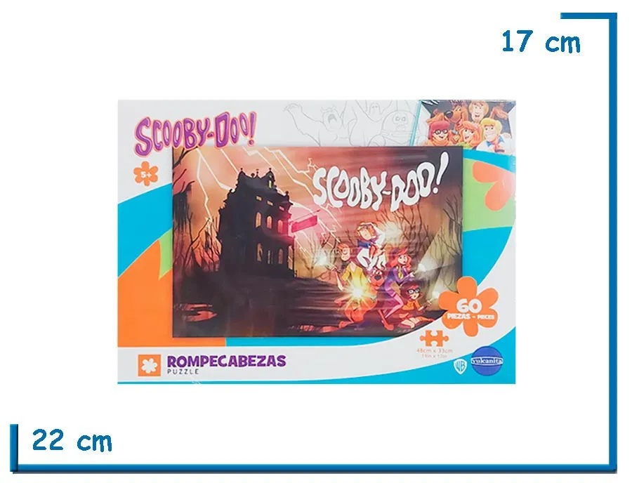 2X1 VULCANITA SCOOBY-DOO MANSION PUZZLE 60 PZS