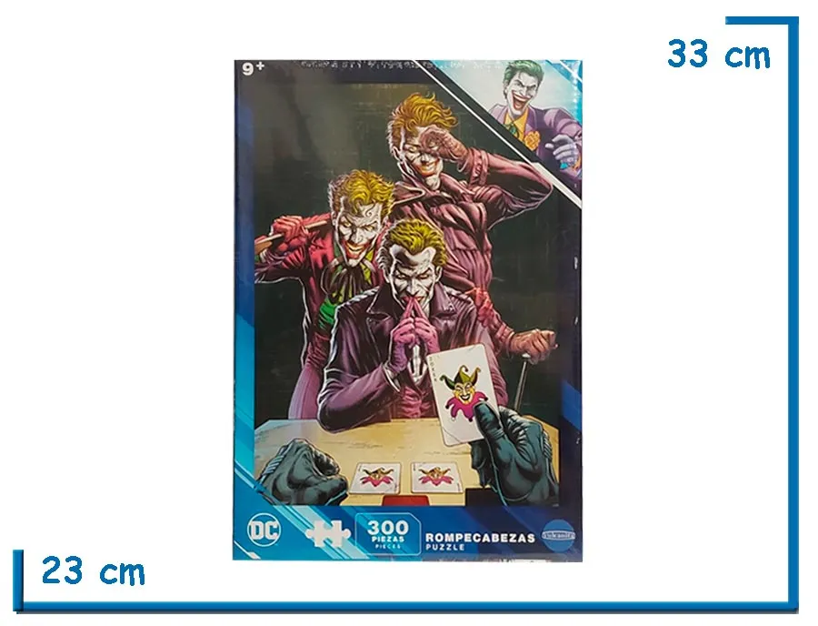 VULCANITA DC COMICS PUZZLE 300 PZS 3 JOKERS