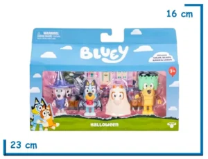MOOSE BLUEY HALLOWEEN 4 FIGURE PACK