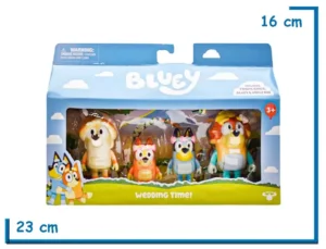 MOOSE BLUEY WEDDING TIME 4 FIGURE PACK