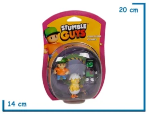 PMI STUMBLE GUYS HATCHLING 3-PACK FIGURA DE ACCION 5CM