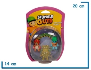 PMI STUMBLE GUYS PINAPLE BEAR 3-PACK FIGURA DE ACCION 5CM
