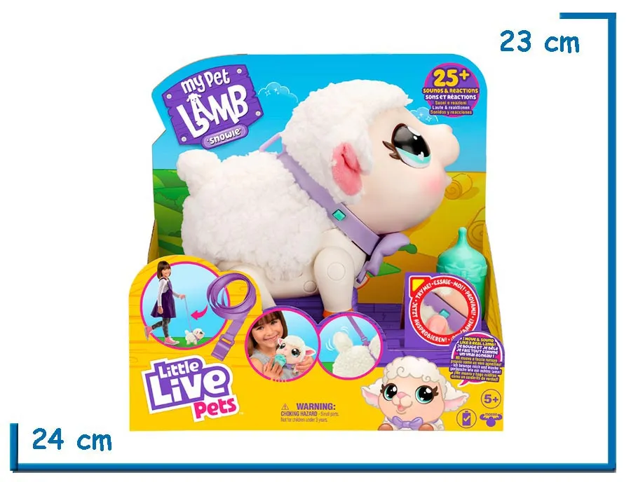 MOOSE MY PET LAMB SNOWIE MASCOTA INTERACTIVA LITTLE LIVE PETS
