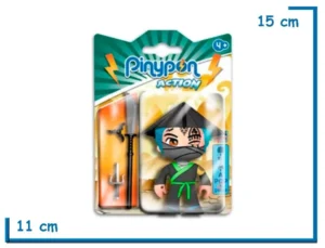 FAMOSA PINYPON ACTION NINJA CELESTE FIGURA INDIVIDUAL