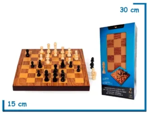 SPIN MASTER CARDINAL CLASSICS WOOD FOLDING CHESS SET AJEDREZ