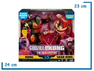 PLAYMATES KONG VS SKAR KING PLAYSET 15CM GODZILLA X KONG TNE
