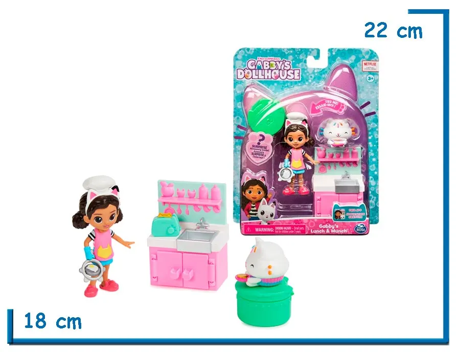 SPIN MASTER GABBYS LUNCH & MUNCH GABBYS DOLLHOUSE