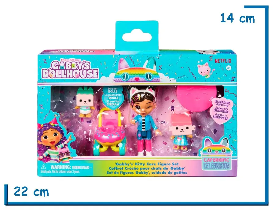 SPIN MASTER GABBYS KITTY CARE FIGURE SET GABBYS DOLLHOUSE