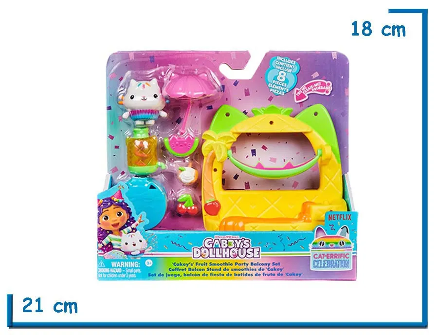 SPIN MASTER GABBYS DOLLHOUSE CAKEYS BALCONY SET