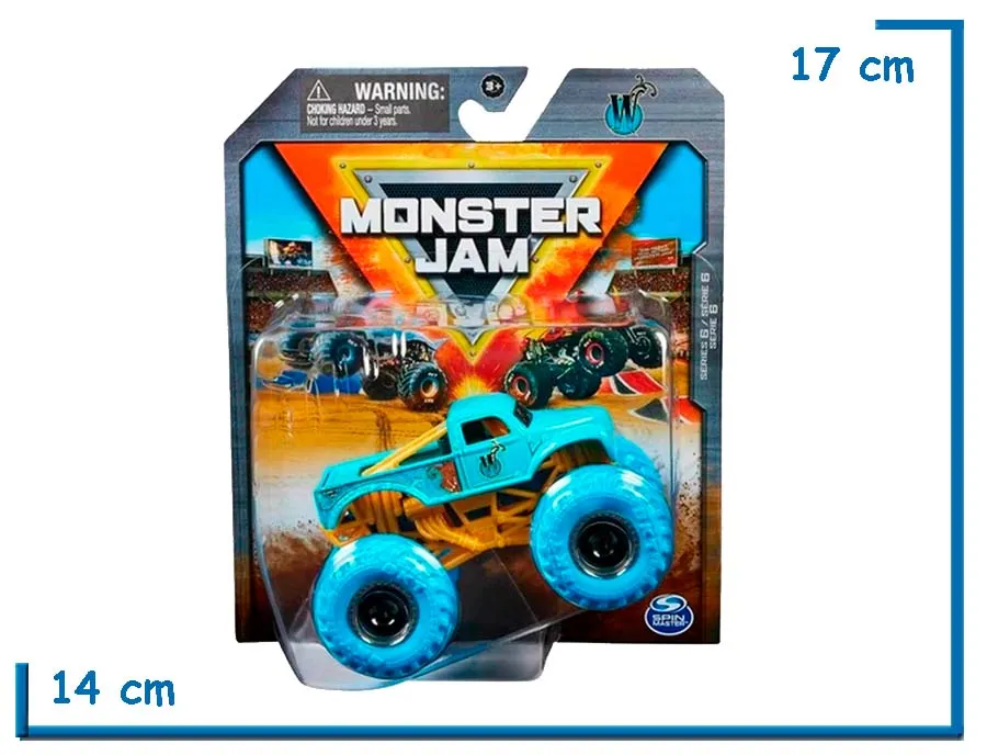SPIN MASTER W (BLUE TIRES) TRUE METAL 1.64 MONSTER JAM