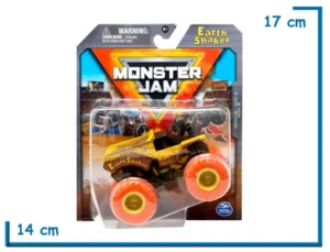 SPIN MASTER EARTH SHAKER (ORANGE ) TRUE METAL 1.64 MONSTER JAM