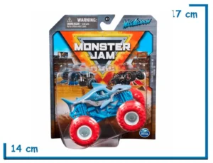 SPIN MASTER MEGALODON (RED TIRES) TRUE METAL 1.64 MONSTER JAM
