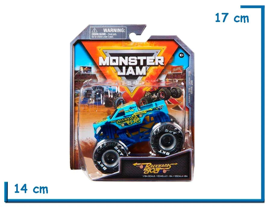 SPIN MASTER BACKWARD BOB TRUE METAL 1.64 MONSTER JAM