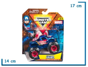 SPIN MASTER CAPTAIN AMERICA TRUE METAL 1.64 MONSTER JAM